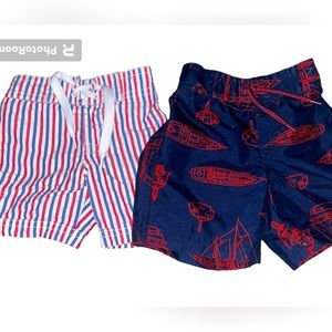 Janie and Jack swim trunks